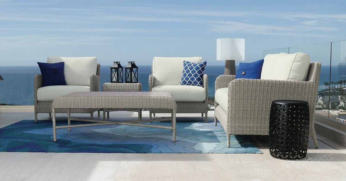 Deep Seating Wicker Patio Furniture Sets I Spacious Design! Pertaining To All Weather Wicker Sectional Seating Group (View 12 of 15)
