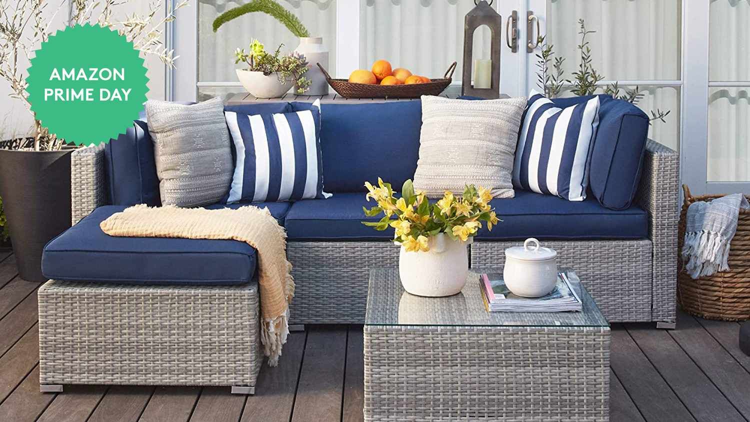 Epic Amazon Prime Day Patio Furniture Deals Up To 58% Off Intended For 5 Piece Patio Furniture Set (View 10 of 15)