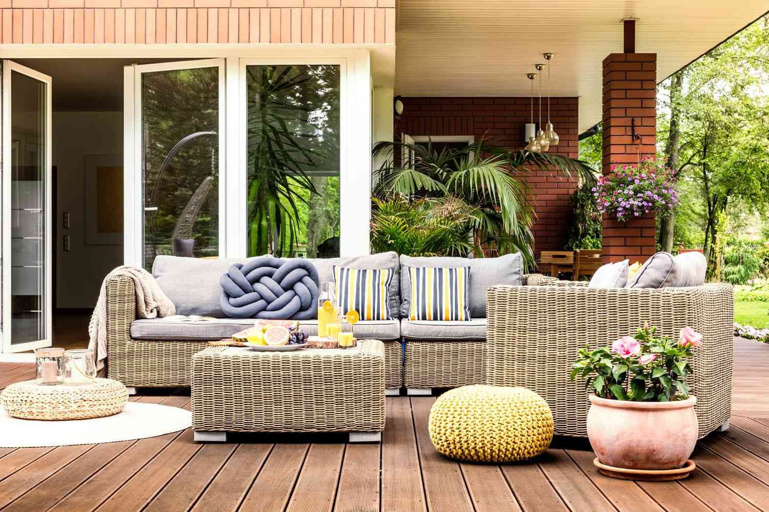 How To Clean And Care For Outdoor Furniture Inside Balcony And Deck With Soft Cushions (Photo 10 of 15)