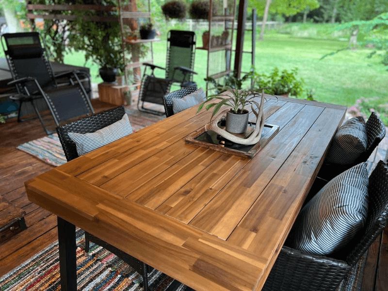 How To Treat Acacia Wood For Outdoor Furniture 2023 For Acacia Wood With Table Garden Wooden Furniture (View 7 of 15)