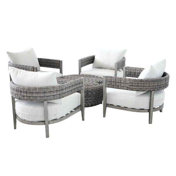 Outdoor Furniture Sets | Joss & Main For All Weather Wicker Sectional Seating Group (View 3 of 15)