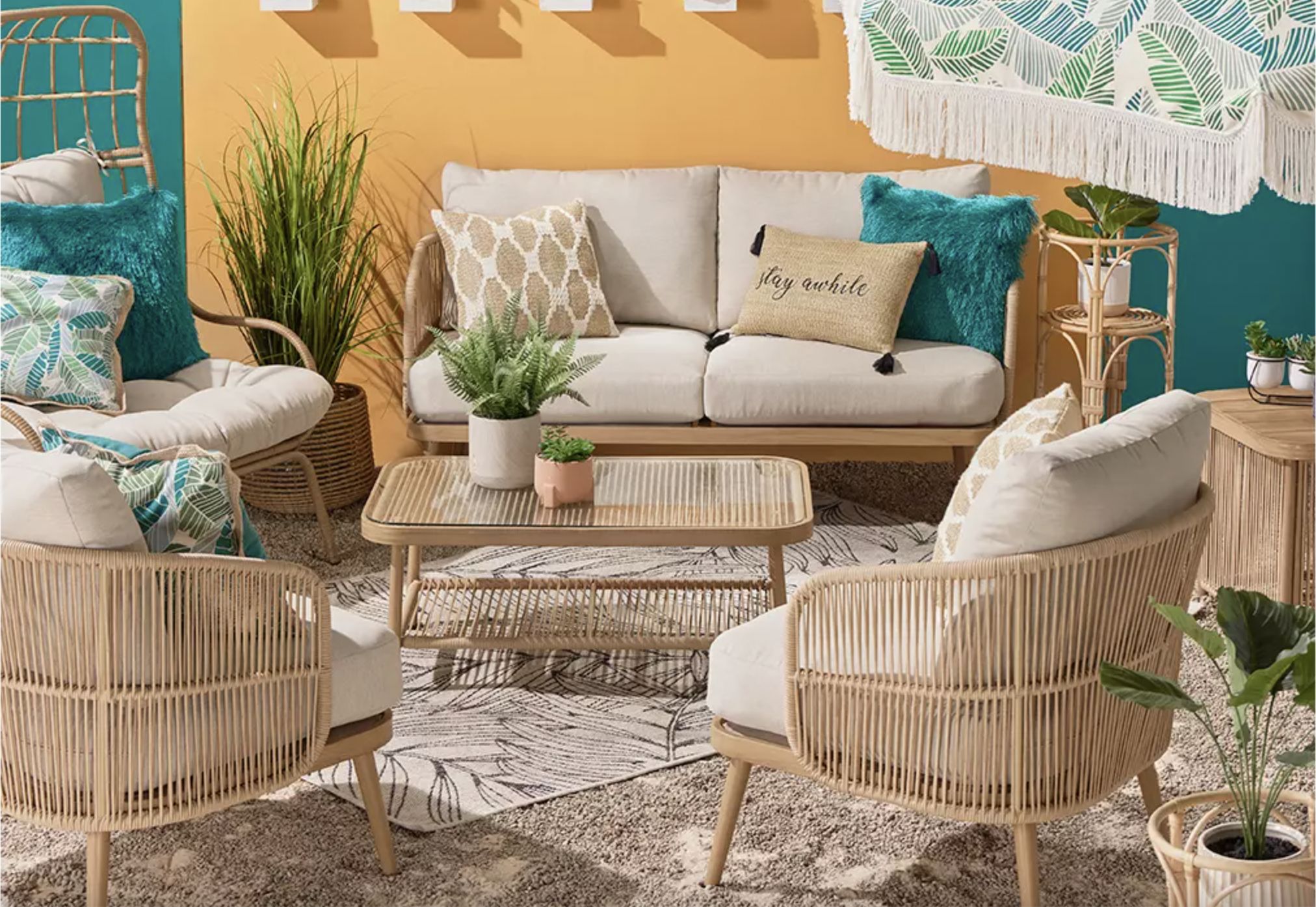 Save Hundreds On Big Lots Patio Furniture | Wicker 4 Piece Set Only  $ (View 9 of 15)