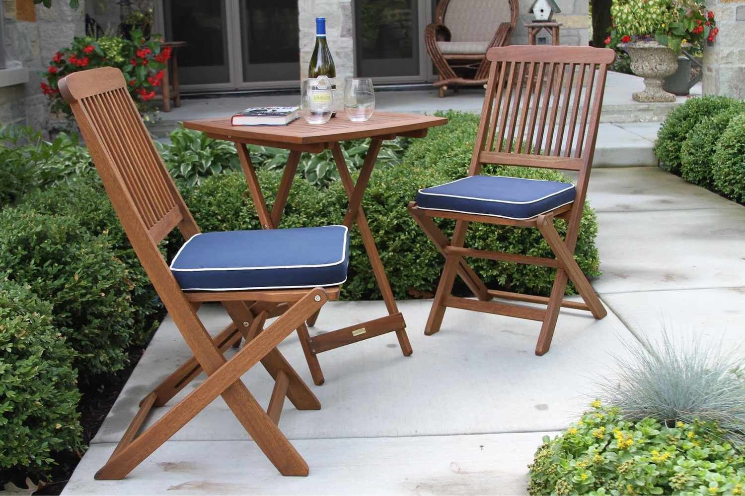 The 15 Best Outdoor Bistro Sets Of 2023 With Regard To Patio Furniture Wicker Outdoor Bistro Set (Photo 7 of 15)