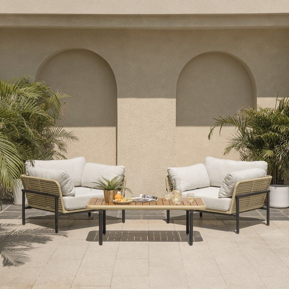 The Most Comfortable Outdoor Furniture To Shop In 2023 | Popsugar Home Inside Loveseat Chairs For Backyard (Photo 4 of 15)