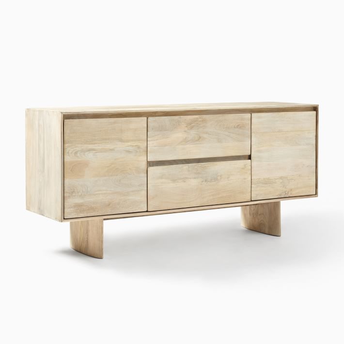 Anton Solid Wood Buffet Table | West Elm With Most Popular Solid Wood Buffet Sideboards (Photo 11 of 15)