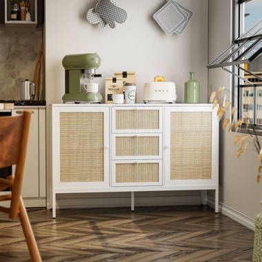 Bay Isle Home Taya 15.7'' Sideboard | Wayfair With Most Popular Sideboards With Breathable Mesh Doors (Photo 6 of 15)