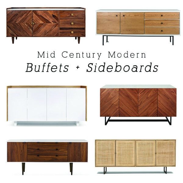 Best Mid Century Modern Buffets, Large Sideboards + Console Tables –  Delineate Your Dwelling Regarding 2018 Mid Century Modern Sideboards (View 5 of 15)