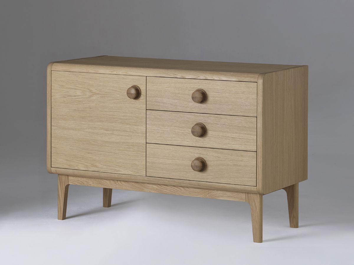 Collection 1 Contemporary Oak Compact Sideboard – Living Room Collection 1 Contemporary  Oak Sideboard From Living Room With 2018 Transitional Oak Sideboards (Photo 1 of 15)