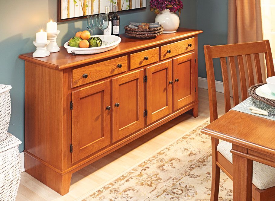 Dining Room Buffet | Woodworking Project | Woodsmith Plans Pertaining To Current Wide Buffet Cabinets For Dining Room (Photo 1 of 15)