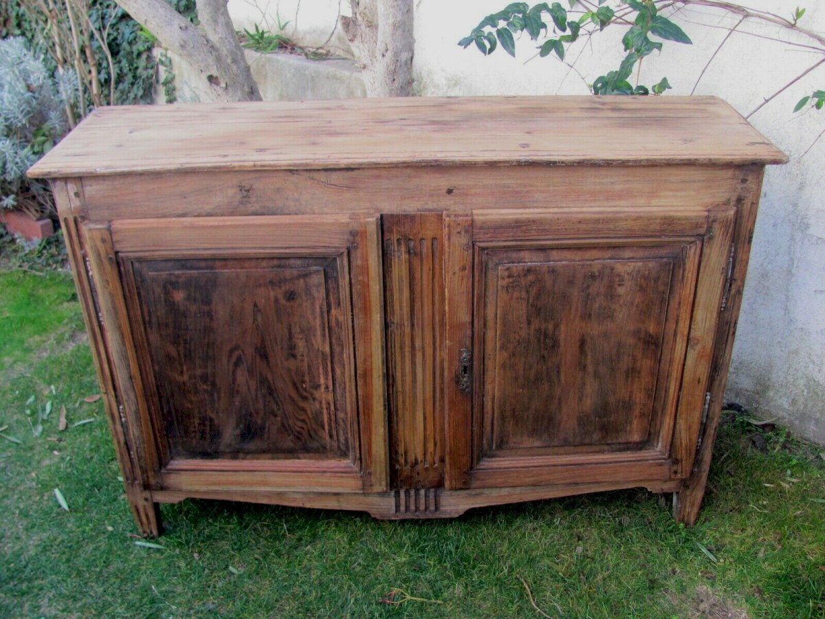 Furniture – Narrow Two Door Buffet – Shabby Chic – Late 19th Early 20th  Century Vintage Intended For 2018 Antique Storage Sideboards With Doors (View 6 of 15)