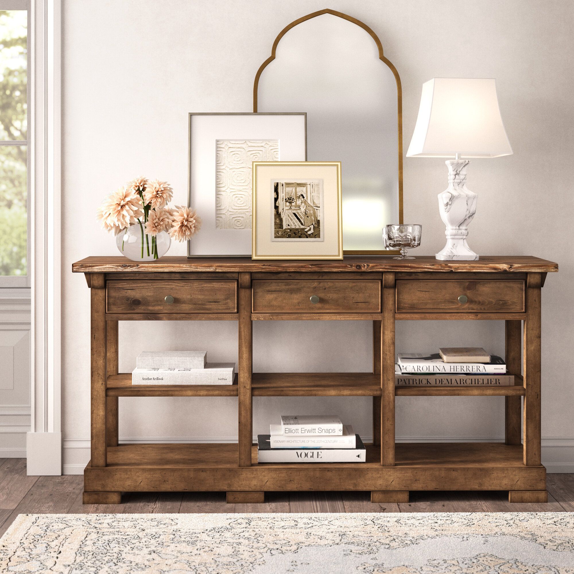 Kelly Clarkson Home Summit 72'' Solid Wood Sideboard & Reviews | Wayfair Inside Most Up To Date Solid Wood Buffet Sideboards (Photo 1 of 15)