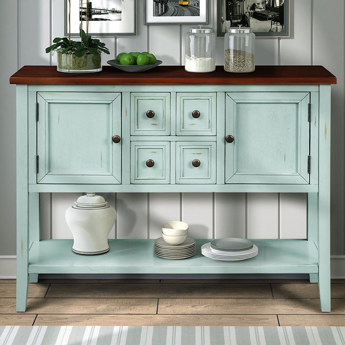 Kitchen Sideboard With Shelves Factory Sale, Save 52%. Within Most Popular Storage Cabinet Sideboards (Photo 13 of 15)