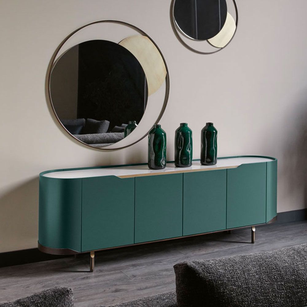 Large Modern Curved Buffet Sideboard – Juliettes Interiors With Regard To Most Current Modern And Contemporary Sideboards (Photo 13 of 15)