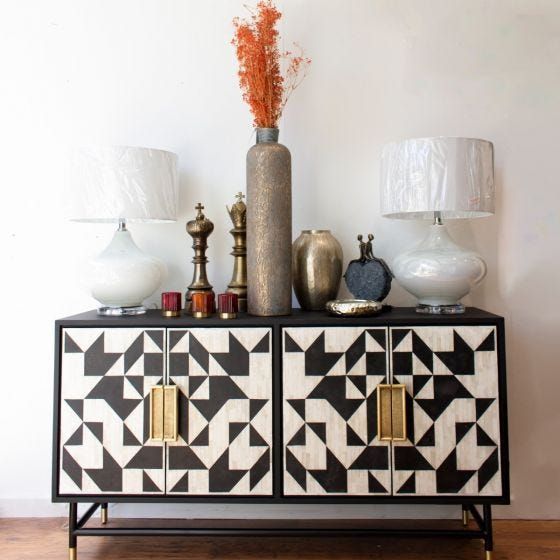 Luxury Sideboards – Wood & Metal Sideboards | Time & Tide Intended For Current Geometric Sideboards (Photo 14 of 15)