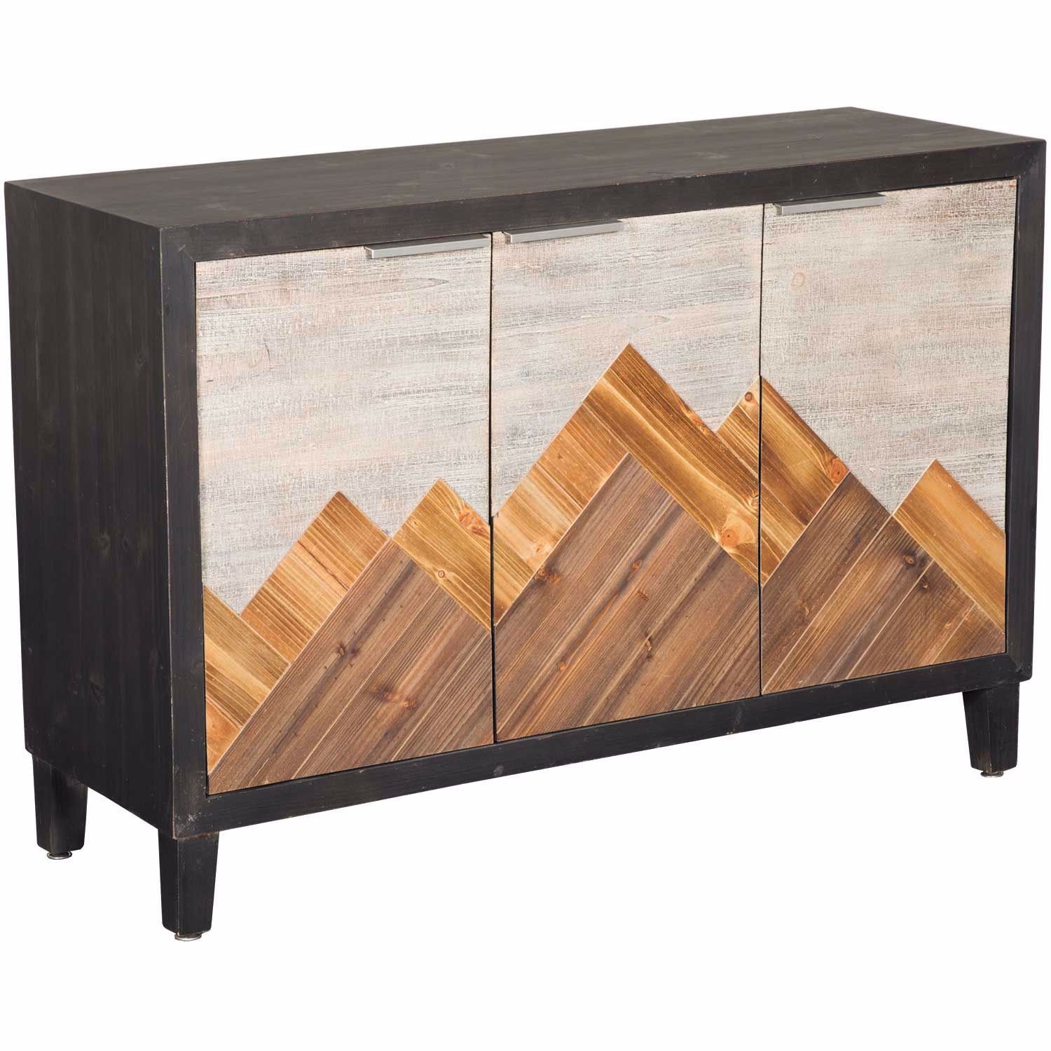 Mountain 3 Door Accent Cabinet | Home Accents | Afw For 2018 3 Door Accent Cabinet Sideboards (View 6 of 15)