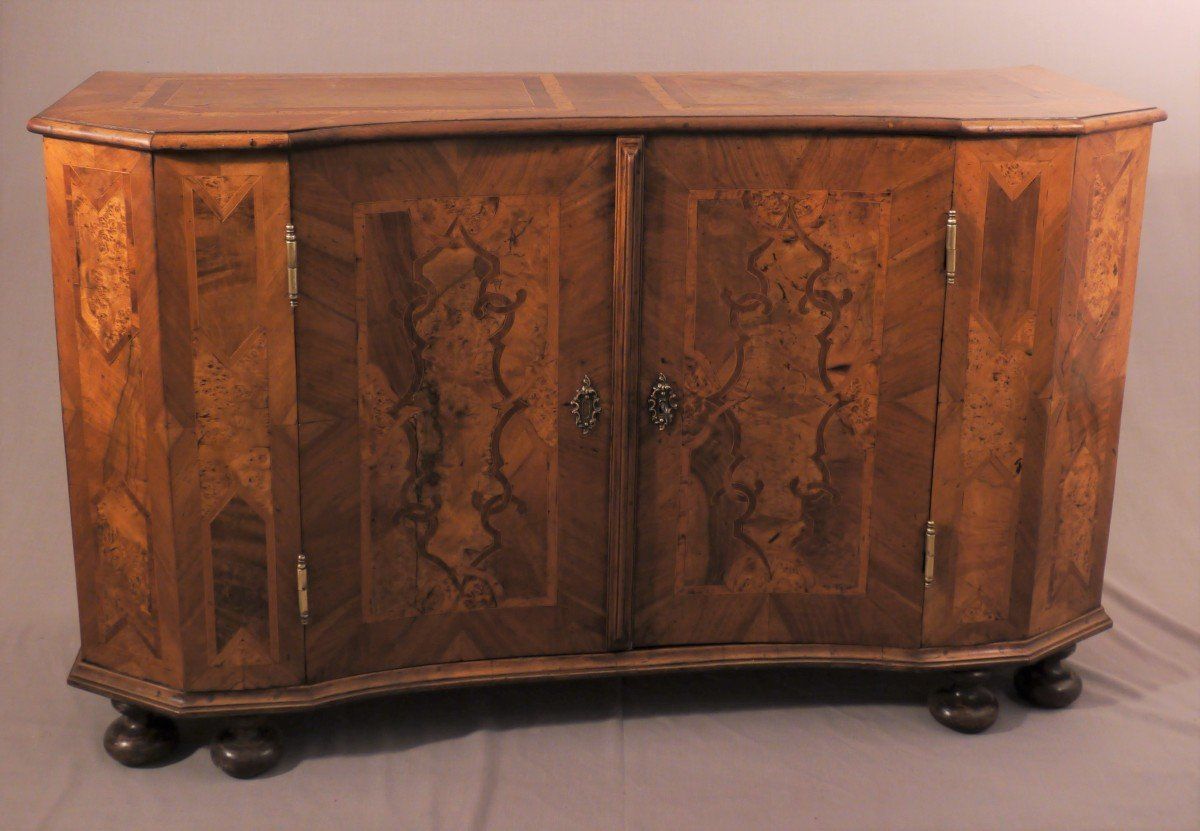 Proantic: German Sideboard With Two Doors 18th Century Throughout Most Recent Antique Storage Sideboards With Doors (Photo 3 of 15)