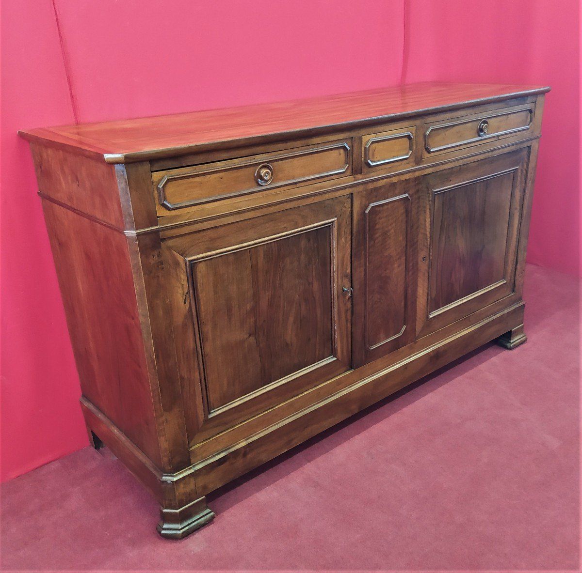 Proantic: Large Two Door Sideboard Pertaining To Most Recently Released Antique Storage Sideboards With Doors (Photo 2 of 15)