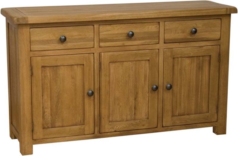 Rustic Oak Large Sideboard | Furniture Value – Cheshire Regarding Most Up To Date Rustic Oak Sideboards (View 15 of 15)