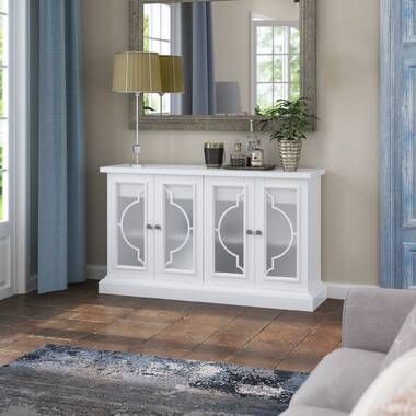Sand & Stable Braydon 56'' Sideboard & Reviews | Wayfair Inside Recent White Sideboards For Living Room (Photo 12 of 15)