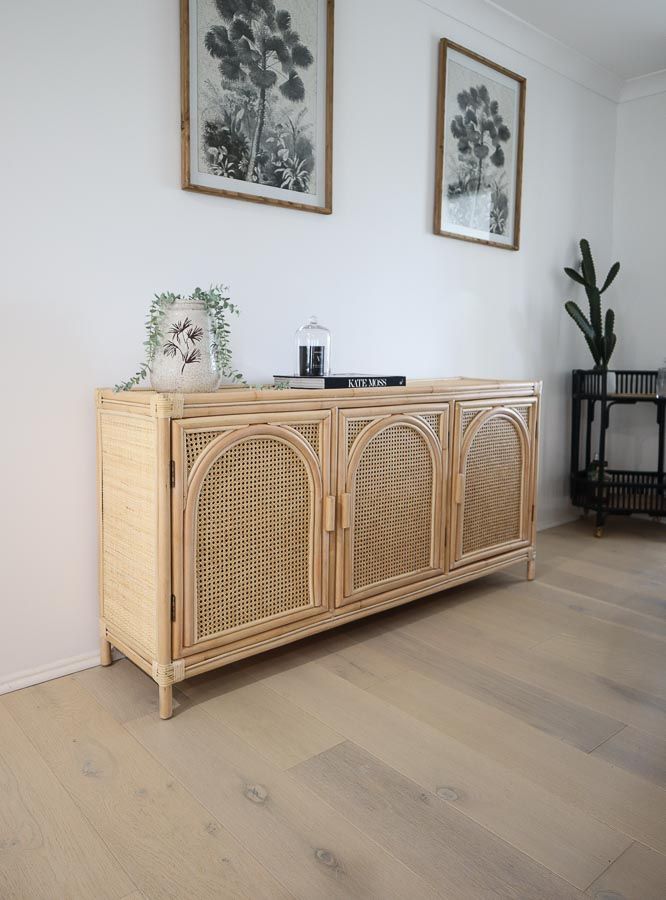 Siena Natural Rattan Buffet – Buy Now | Haus Of Rattan In Most Current Assembled Rattan Buffet Sideboards (View 7 of 15)