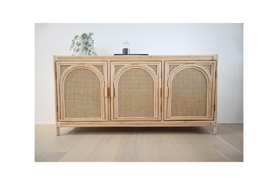 Siena Natural Rattan Buffet – Buy Now | Haus Of Rattan In Recent Assembled Rattan Buffet Sideboards (Photo 14 of 15)