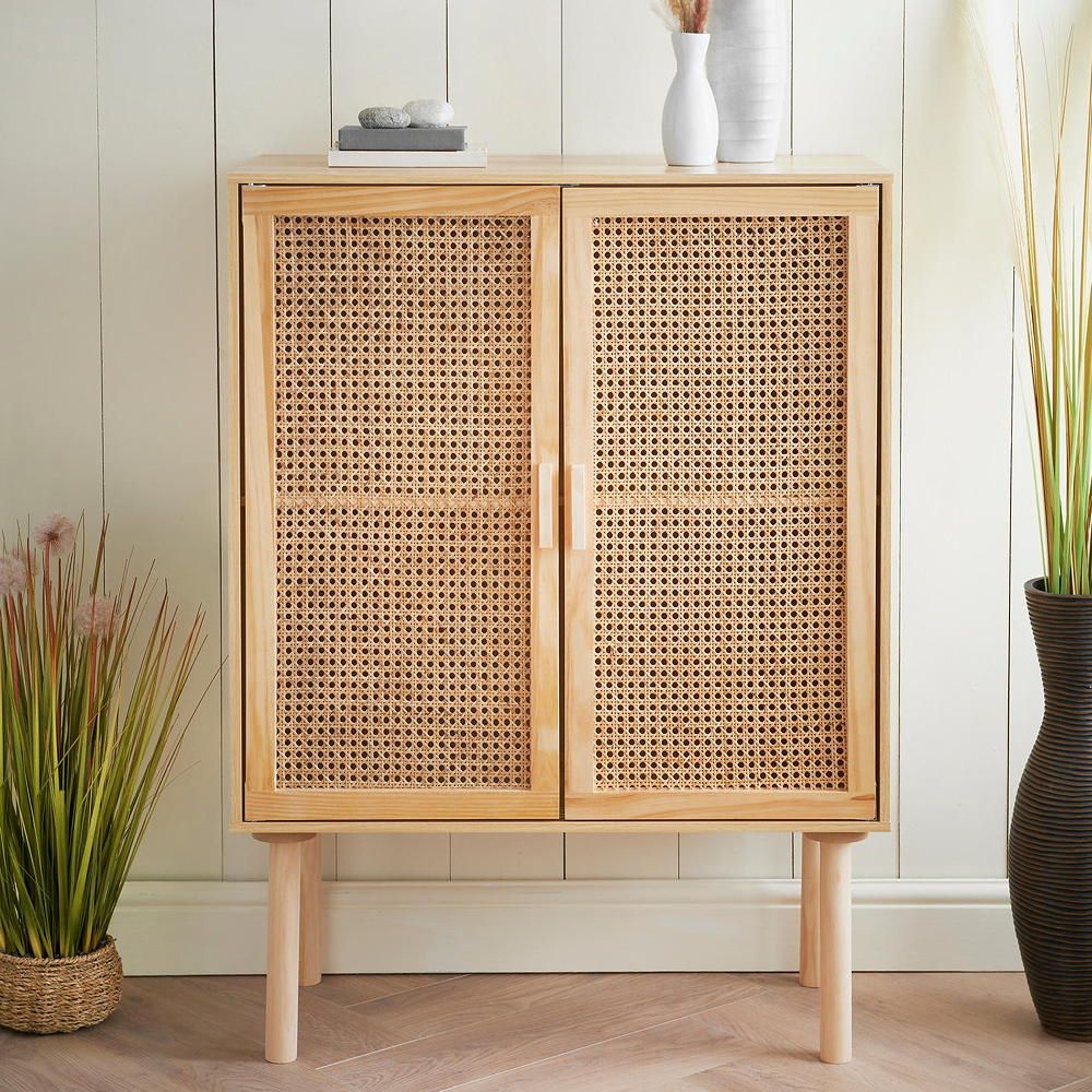 This B&m Rattan Sideboard Is A Dupe For Made's – But £149 Cheaper |  Ideal Home Inside Most Current Assembled Rattan Sideboards (Photo 2 of 15)