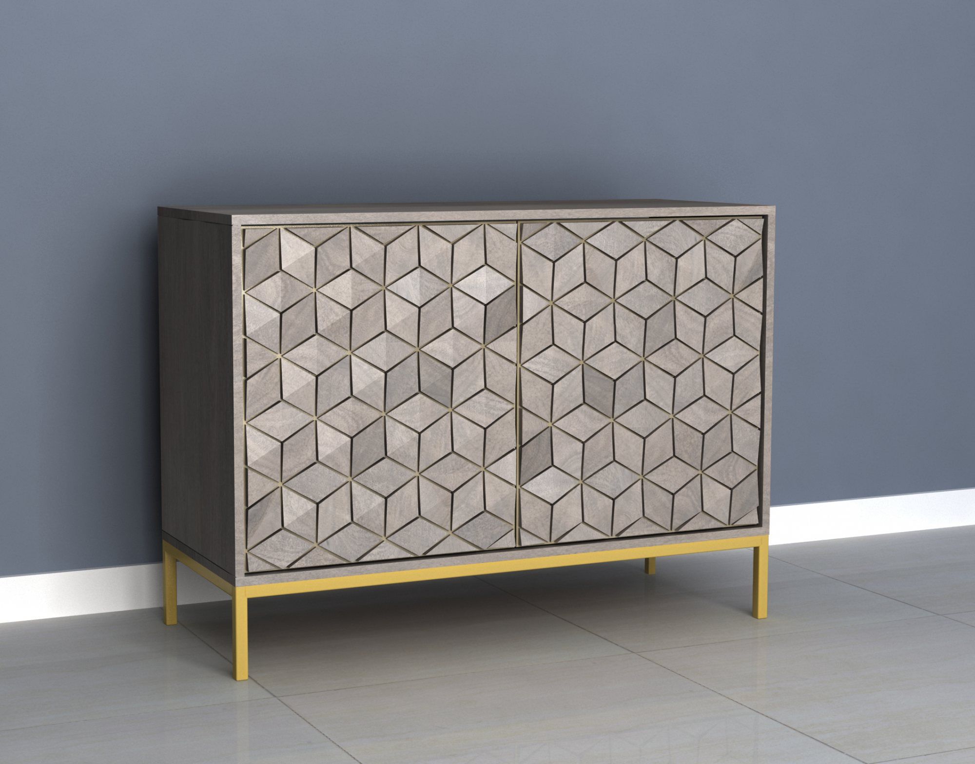 Tidworth 2 Door Sideboard – Peter Green Furnishers Within Most Recently Released Geometric Sideboards (Photo 4 of 15)