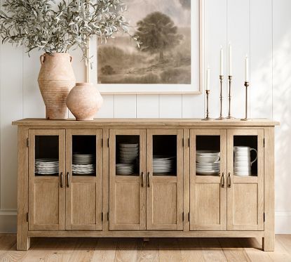 Toscana Buffet | Pottery Barn Within Latest Sideboard Buffet Cabinets (Photo 9 of 15)