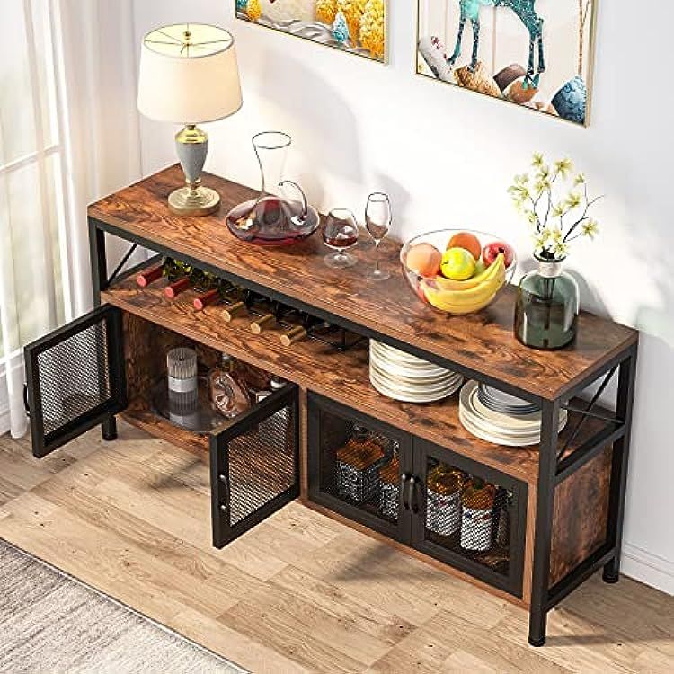 Tribesigns Buffets & Sideboards Buffet Table Bar France | Ubuy Inside Best And Newest Storage Cabinet Sideboards (Photo 1 of 15)
