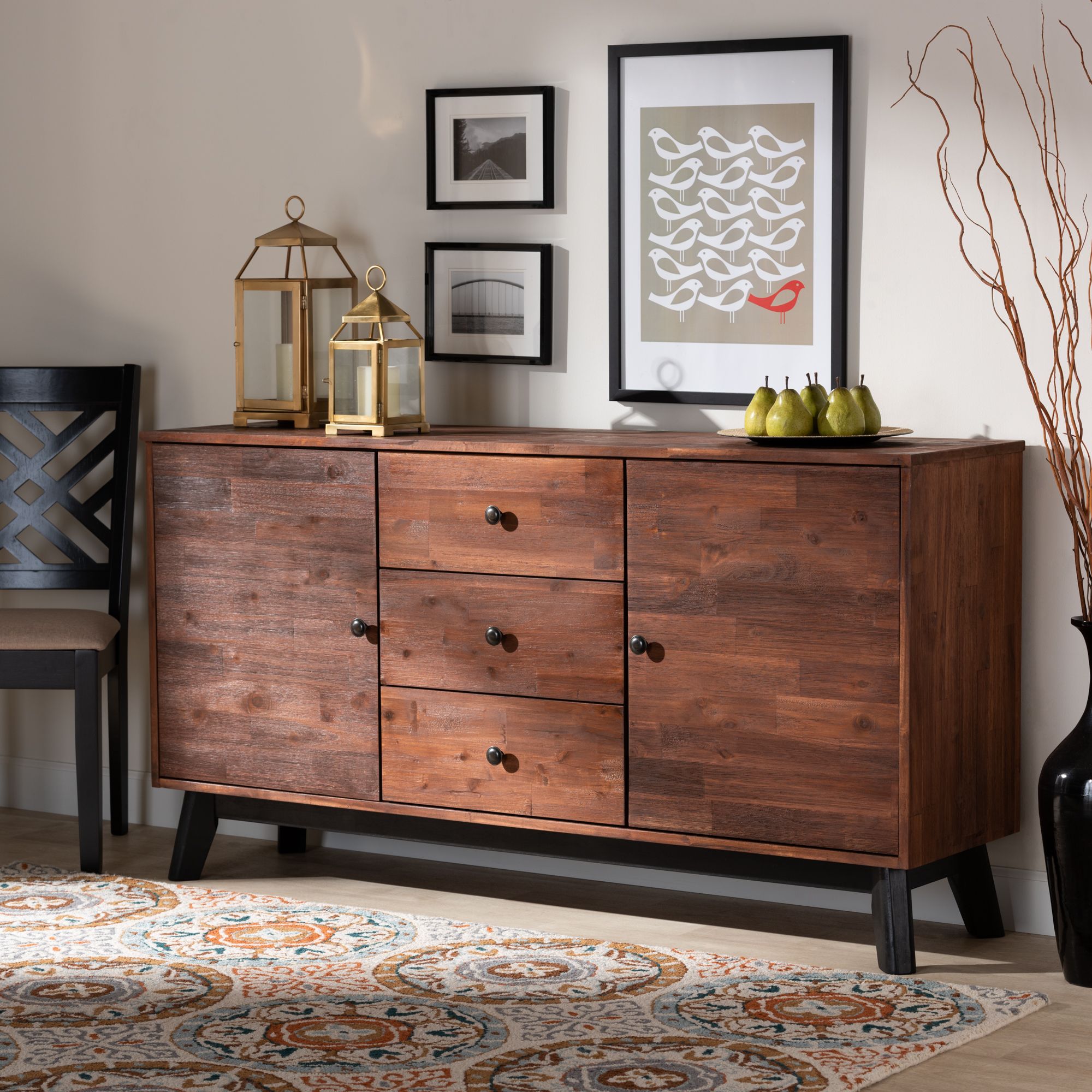 Wow | Contemporary Design Sideboards And Serverscalla | Enhance Your  Living Space With Most Recently Released Brown Finished Wood Sideboards (View 7 of 15)