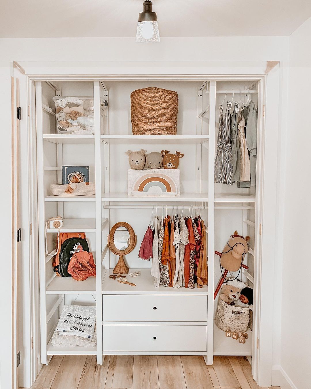 10 Ikea Closet Ideas For Kids That Are Just Plain Fun | Hunker Inside Childrens Wardrobes With Drawers And Shelves (Photo 11 of 15)