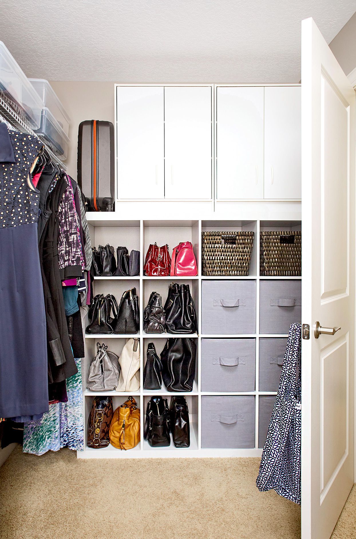 11 Clever Design Ideas For Transforming Your Small Walk In Closet Intended For 4 Shelf Closet Wardrobes (View 8 of 15)