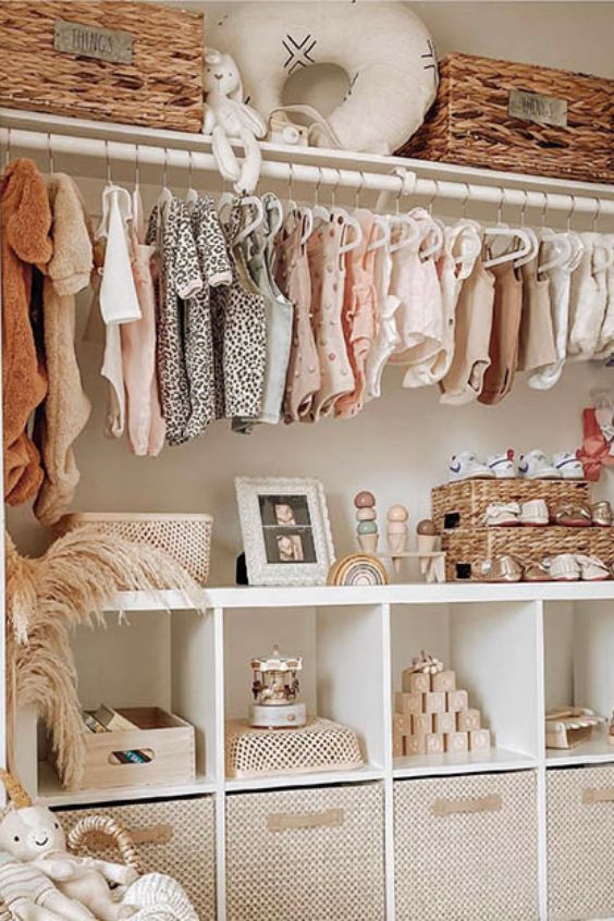 12 Effortlessly Easy Ways To Keep Baby Clothes Organized In The Nursery –  Nursery Design Studio In Baby Clothes Wardrobes (Photo 7 of 15)