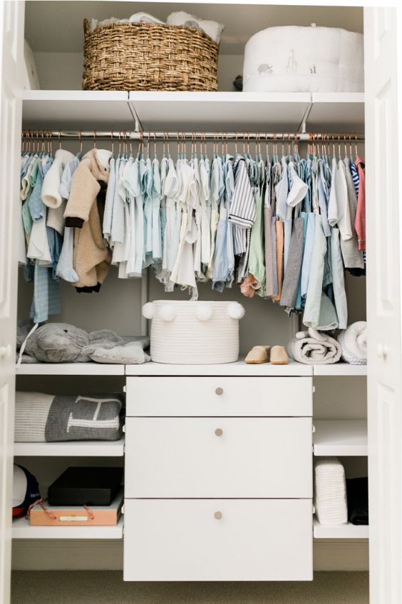 18 Clever Ways To Organize Baby Clothes In The Nursery – Nursery Design  Studio Regarding Wardrobes For Baby Clothes (Photo 5 of 15)