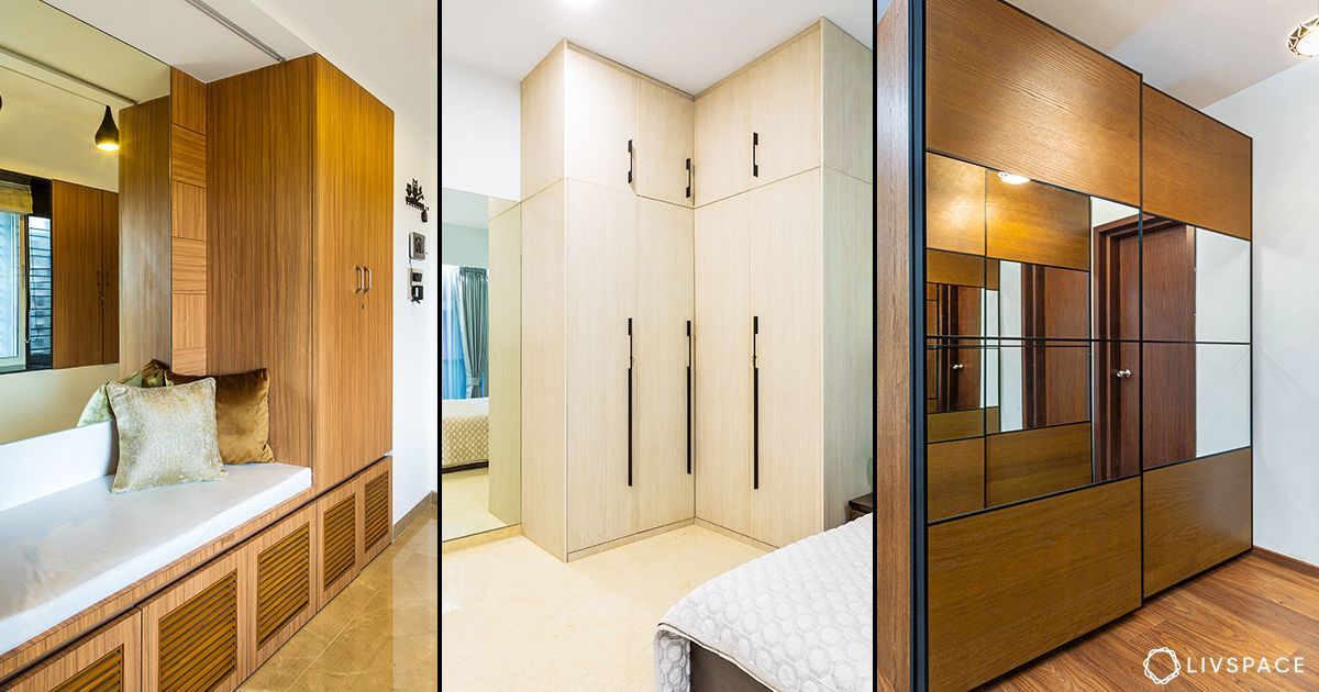 20+ Wooden Wardrobe Design Ideas For Your Bedroom – Livspace Throughout Wooden Wardrobes (Photo 8 of 15)