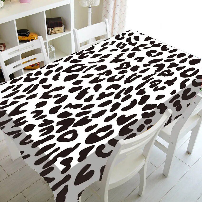 2020 Cheetah Sourcing Square 23.6" L X 23.6" W Tables Throughout Classic Cheetah Leopard Table Cloth For Birthday Cheetah Leopard Print  Tablecloth Rectangle Square Table Covers Party Home Decor – Aliexpress (Photo 4 of 5)