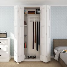 23 Bifold Wardrobe Doors Ideas | Wardrobe Doors, Bifold Doors, Doors For Folding Door Wardrobes (Photo 7 of 15)