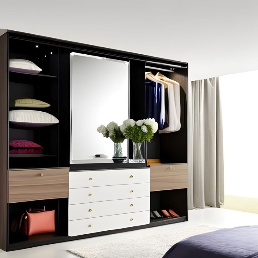 25+ Wardrobe Design With Dressing Table Ideas For Your Stylish Space Pertaining To Wardrobes And Dressing Tables (View 16 of 22)