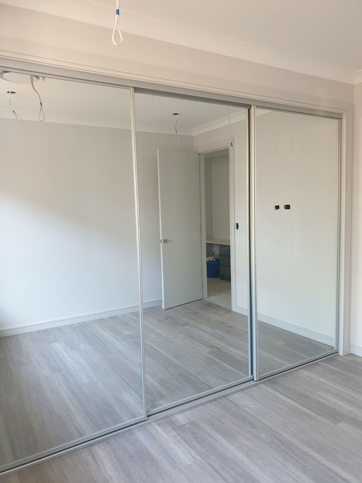 3 Wardrobe Mirror Sliding Doors **made To Measure** Up To 3.6m Diy Sydney |  Ebay In 3 Doors Wardrobes With Mirror (Photo 8 of 15)