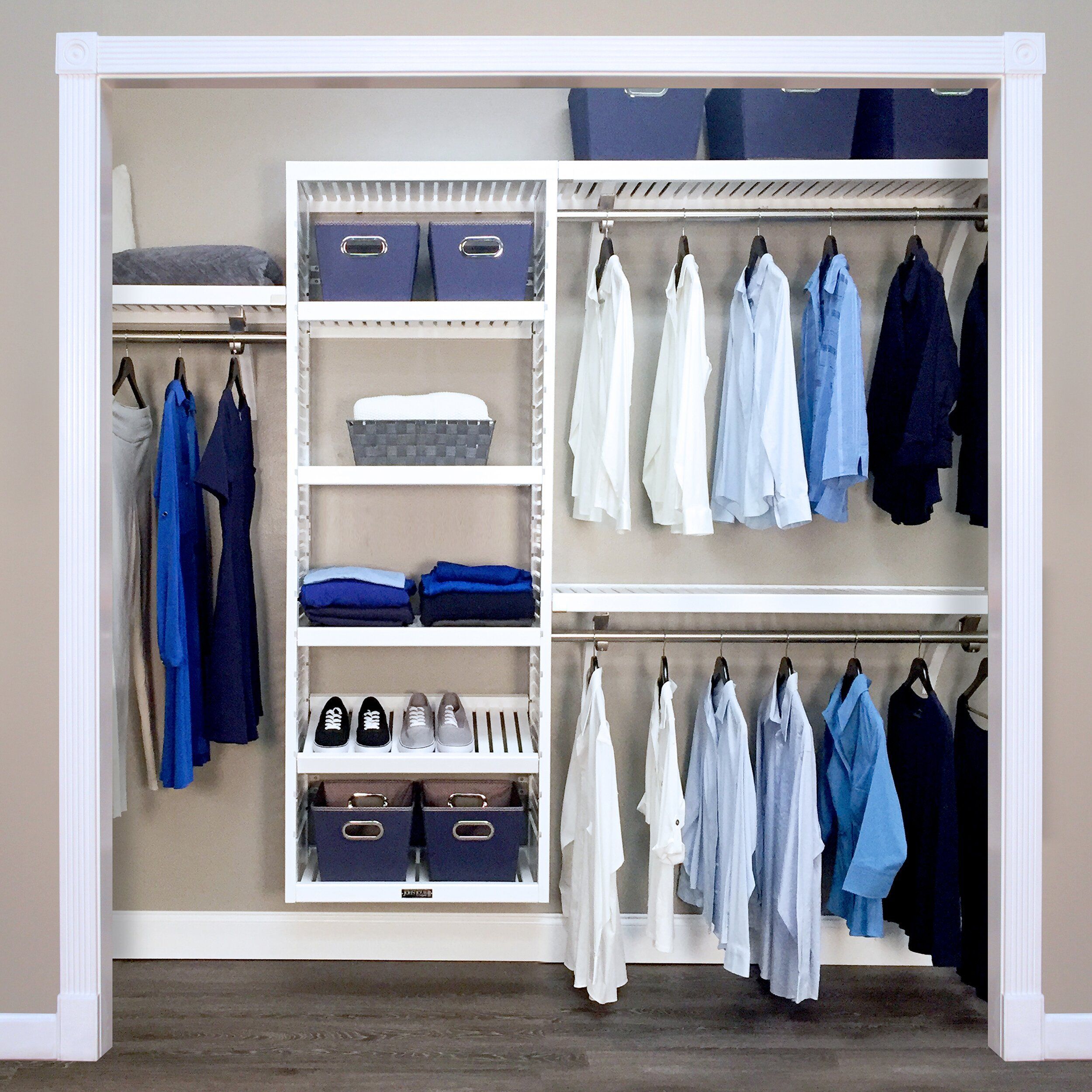 35 Best Closet Organization Ideas To Maximize Space Intended For Clothes Organizer Wardrobes (Photo 10 of 15)