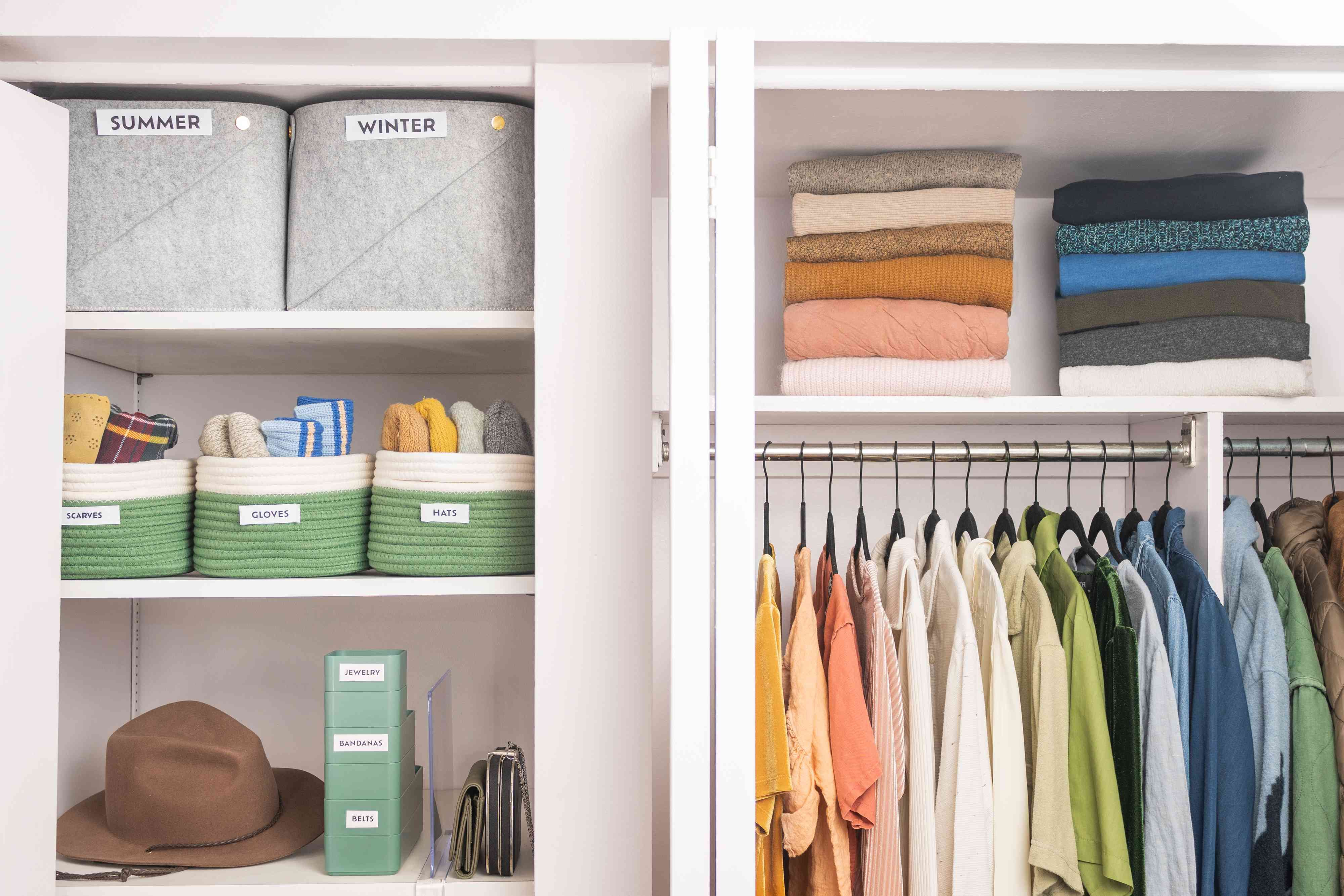 36 Best Closet Storage Ideas For Getting Organized Inside Wardrobes With Shelf Portable Closet (Photo 10 of 15)