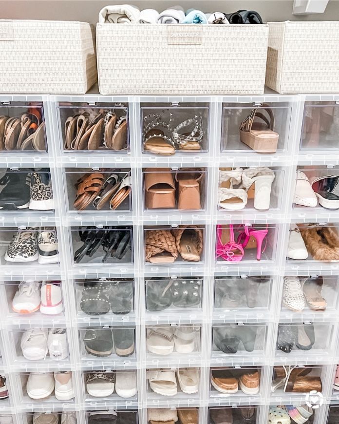 36 Clever Shoe Storage Ideas To Tidy Up Small Spaces Inside Wardrobes Shoe Storages (Photo 13 of 15)
