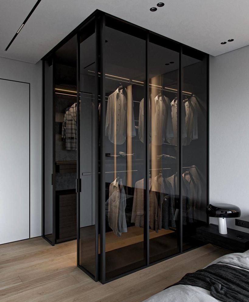 5mm Smoked Glass Wardrobe Doors Sliding Glass Doors Throughout Black Glass Wardrobes (View 6 of 15)