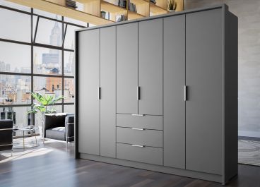 Featured Photo of 15 Ideas of 6 Doors Wardrobes