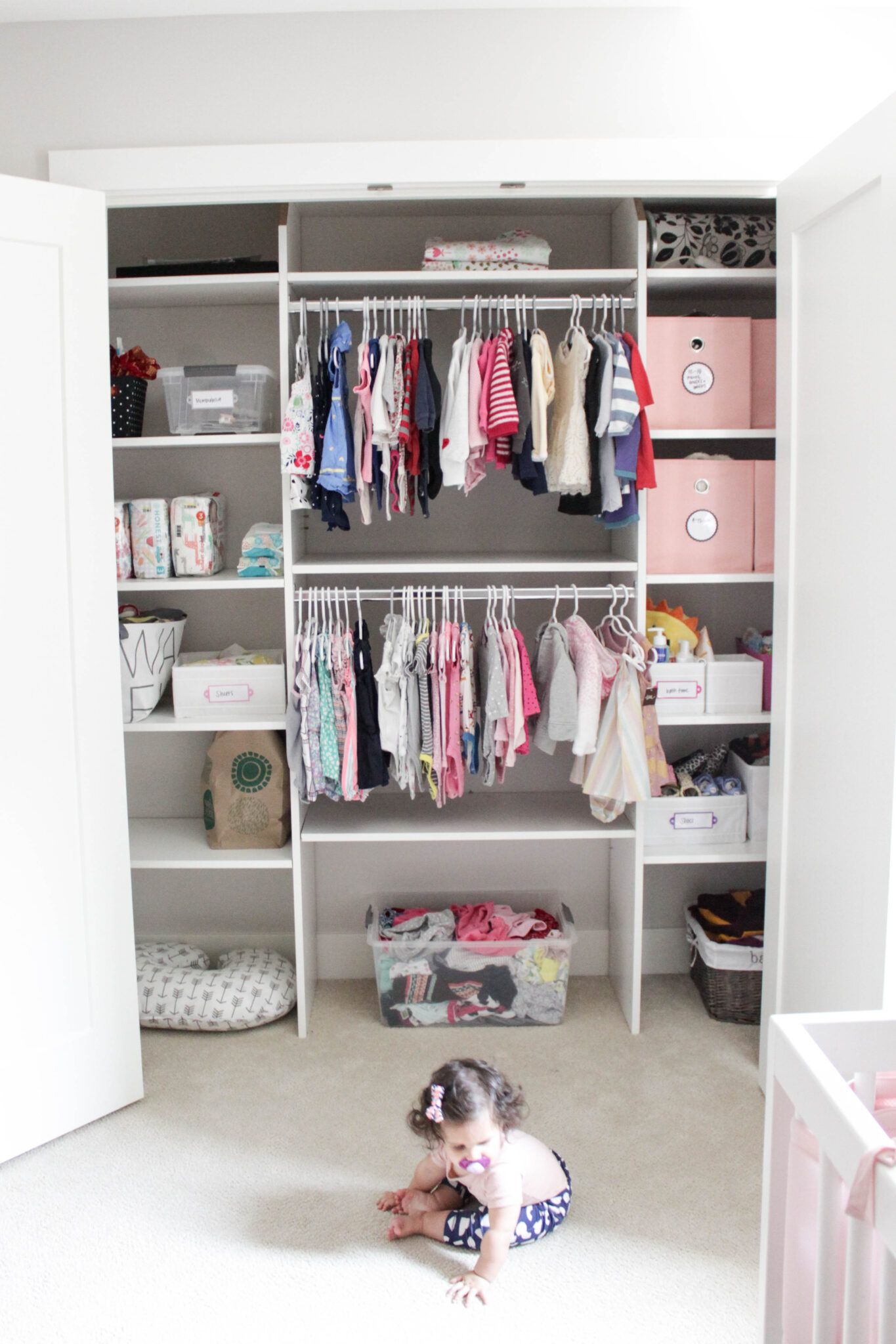 7 Genius Tips For How To Organize Baby Clothes (+ Stuff) Regarding Wardrobes For Baby Clothes (Photo 8 of 15)