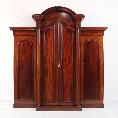 82 Antique Mahogany Wardrobes For Sale – Sellingantiques.co.uk Inside Mahogany Wardrobes (Photo 5 of 15)