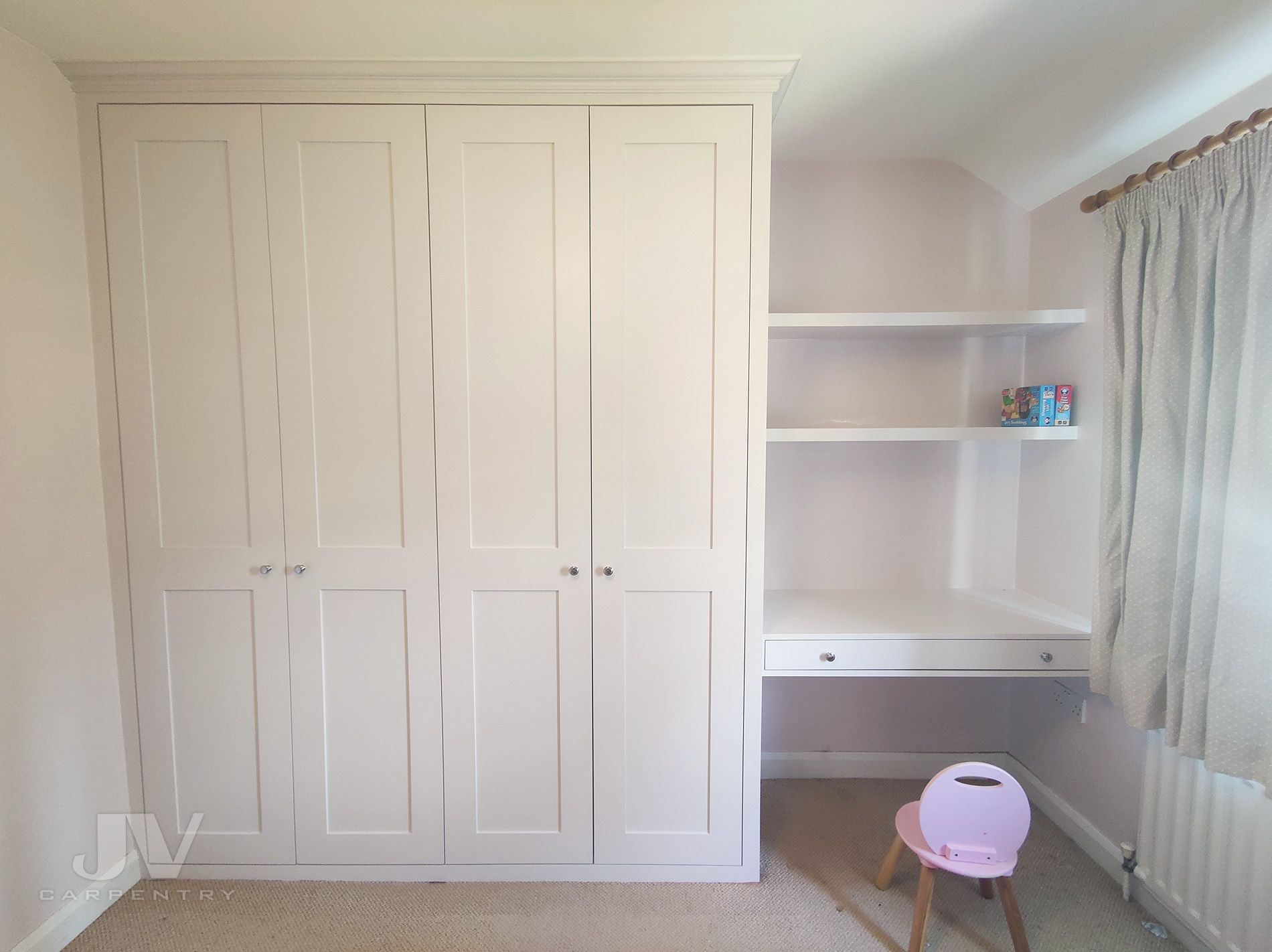 9 Fitted Wardrobes With Dressing Table Ideas | Jv Carpentry For Wardrobes And Dressing Tables (View 3 of 22)