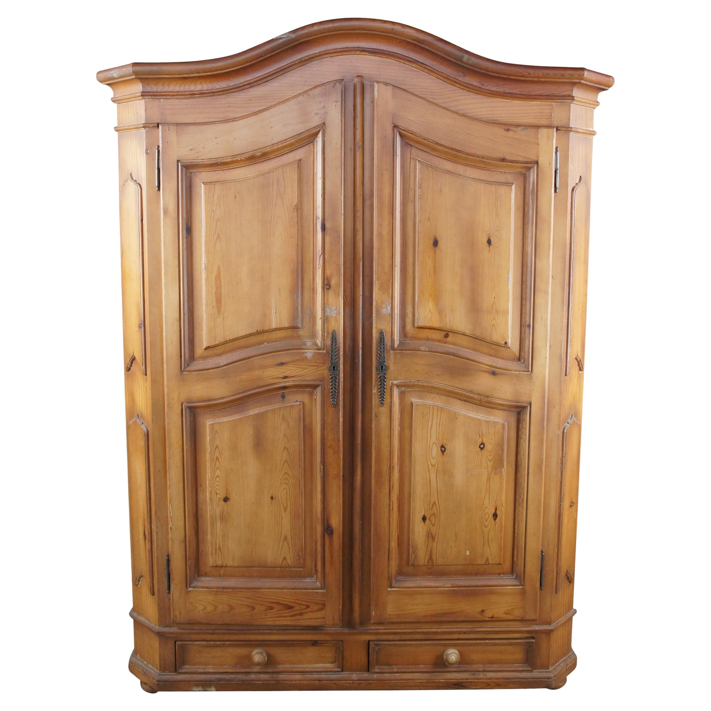 Antique Armoire With Carved Details For Sale At 1stdibs | Vintage Armoire,  Antique Armoires, Antique Wardrobe Closet In Antique Style Wardrobes (View 9 of 15)