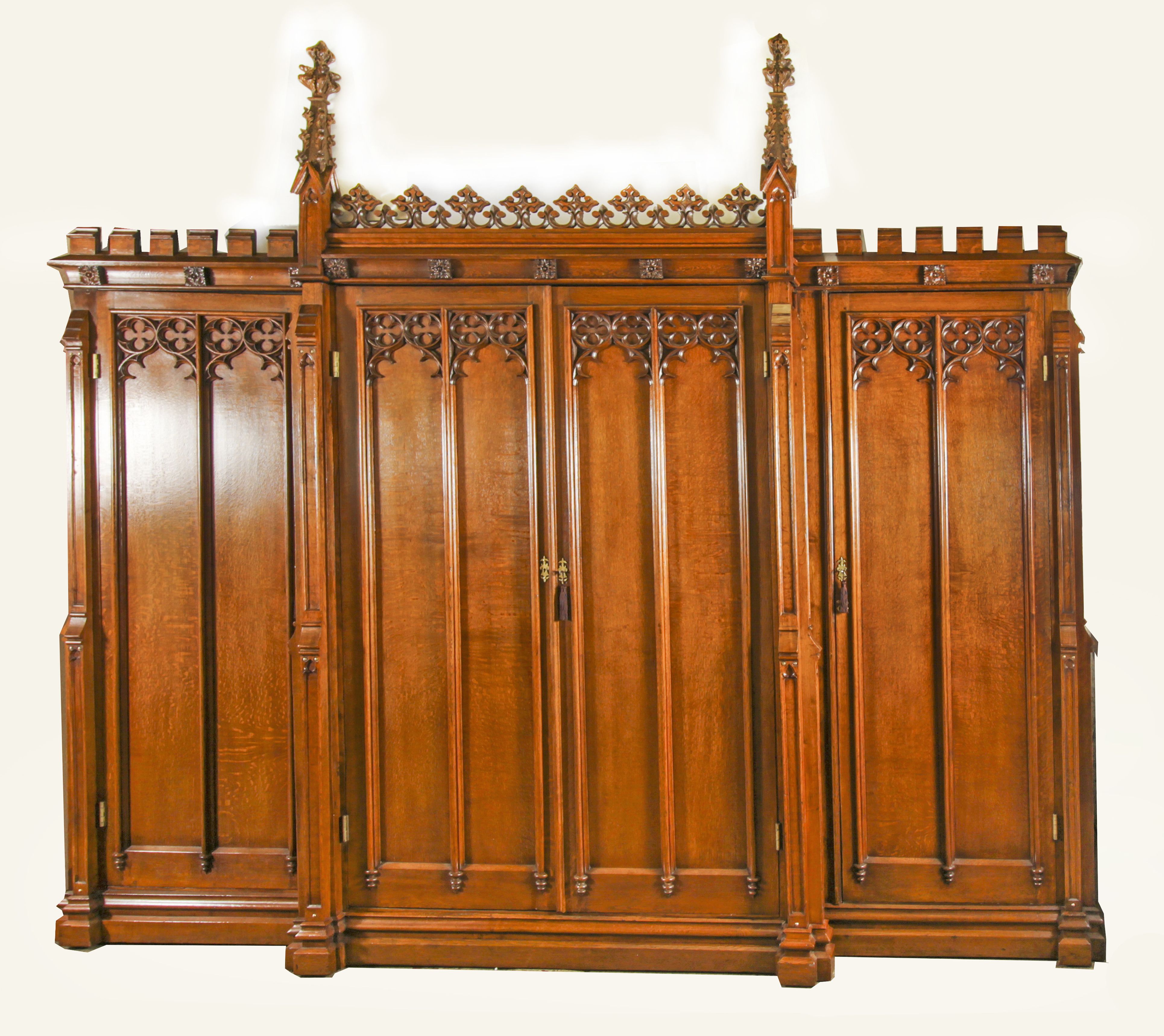 Antique Gothic Revival | Ref. No. A2310 | Regent Antiques With Breakfront Wardrobes (Photo 11 of 15)