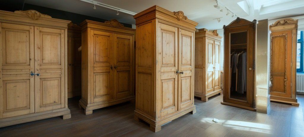 Antique Pine Wardrobes For Sale — Pinefinders Old Pine Furniture Warehouse  | Antique Pine Inside Victorian Wardrobes For Sale (View 10 of 15)